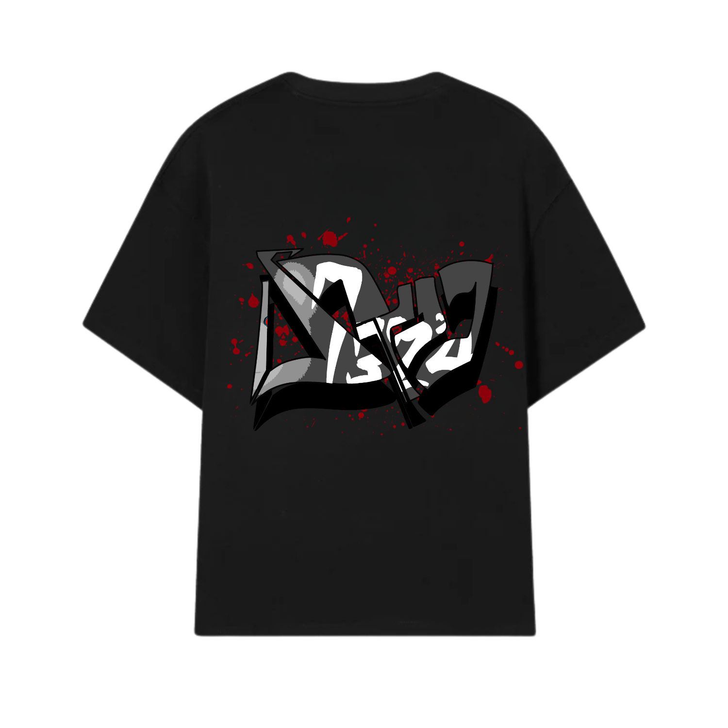 Distopic Bear T-Shirt Black
