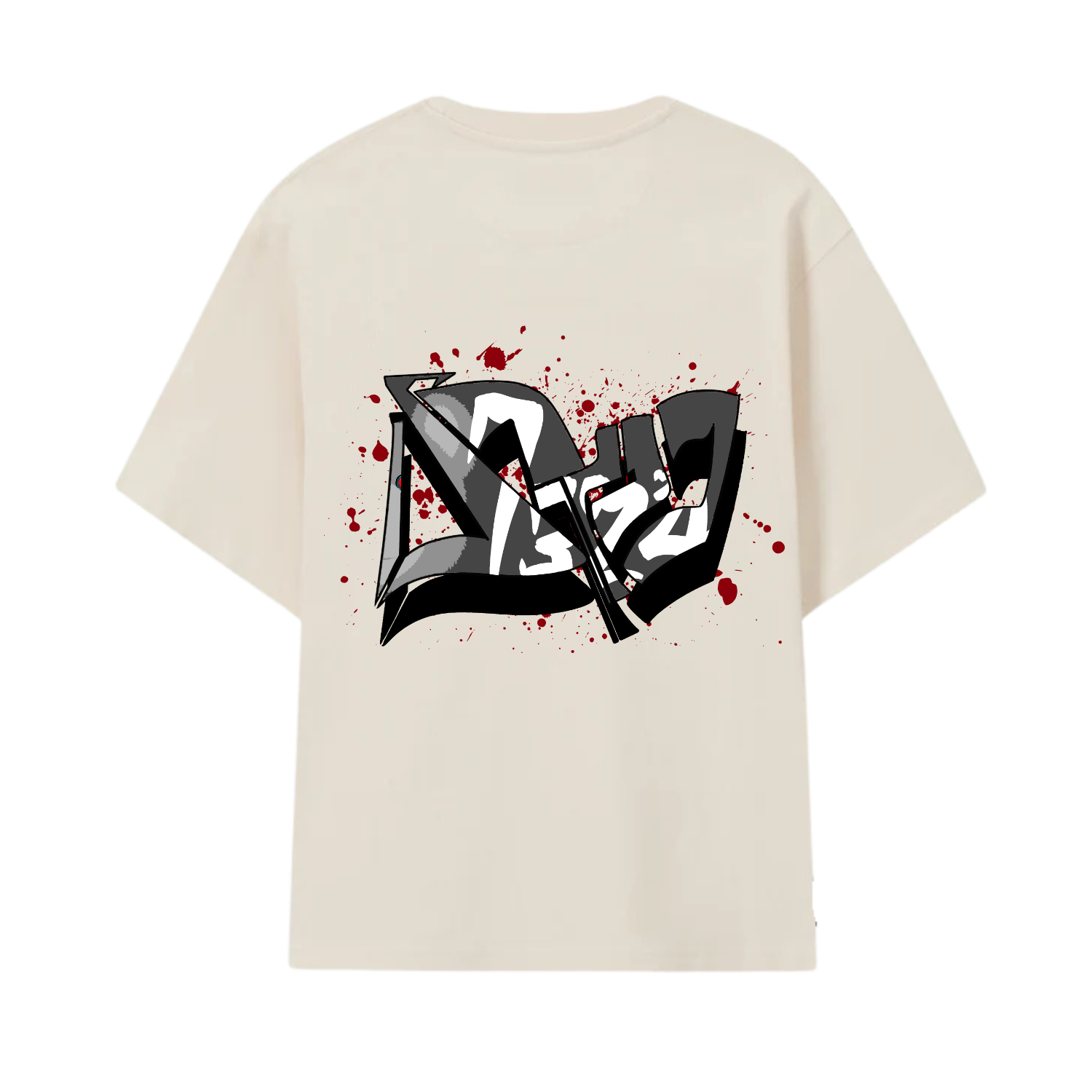 Distopic Bear T-Shirt Cream