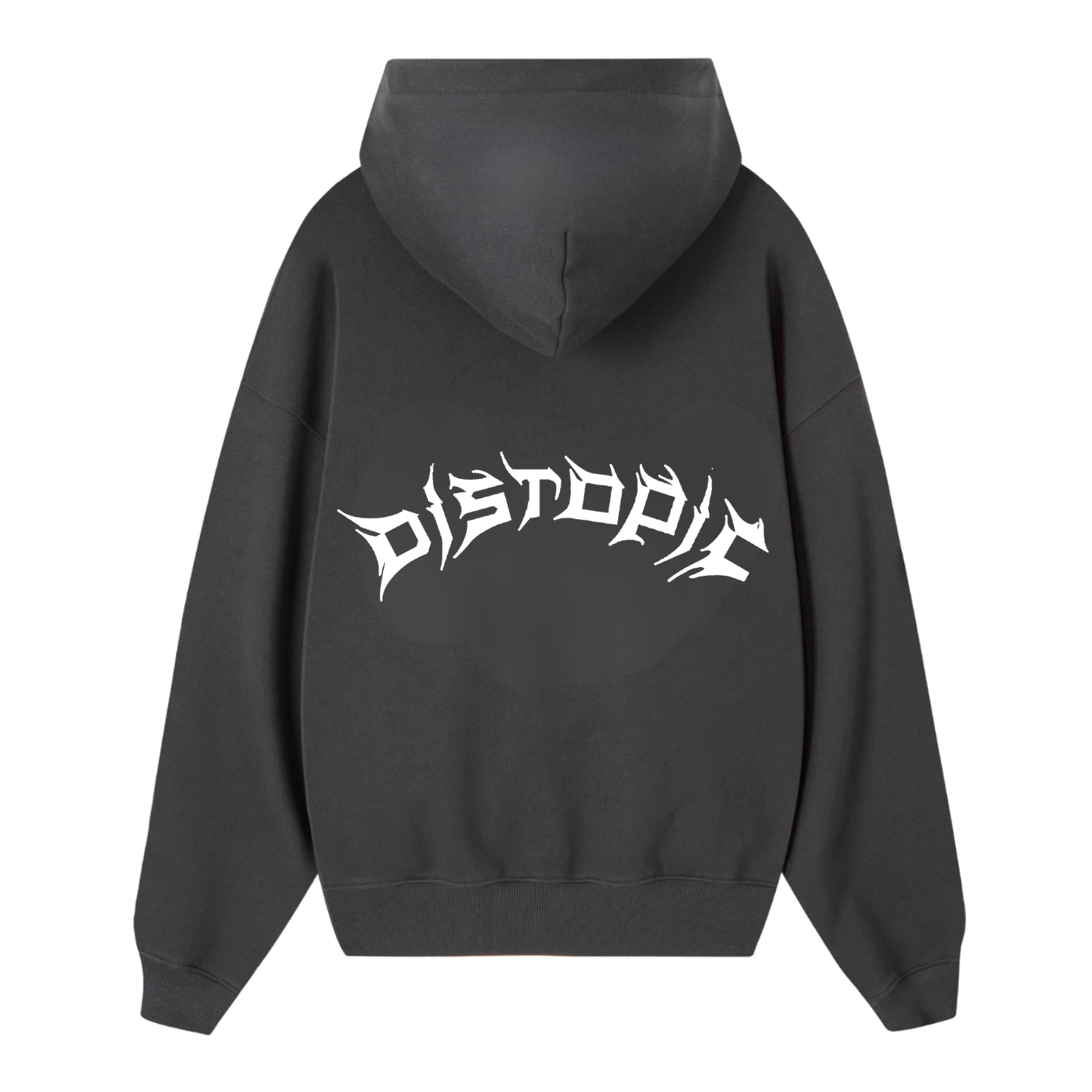 Logo Zipped Hoodie Anthracite