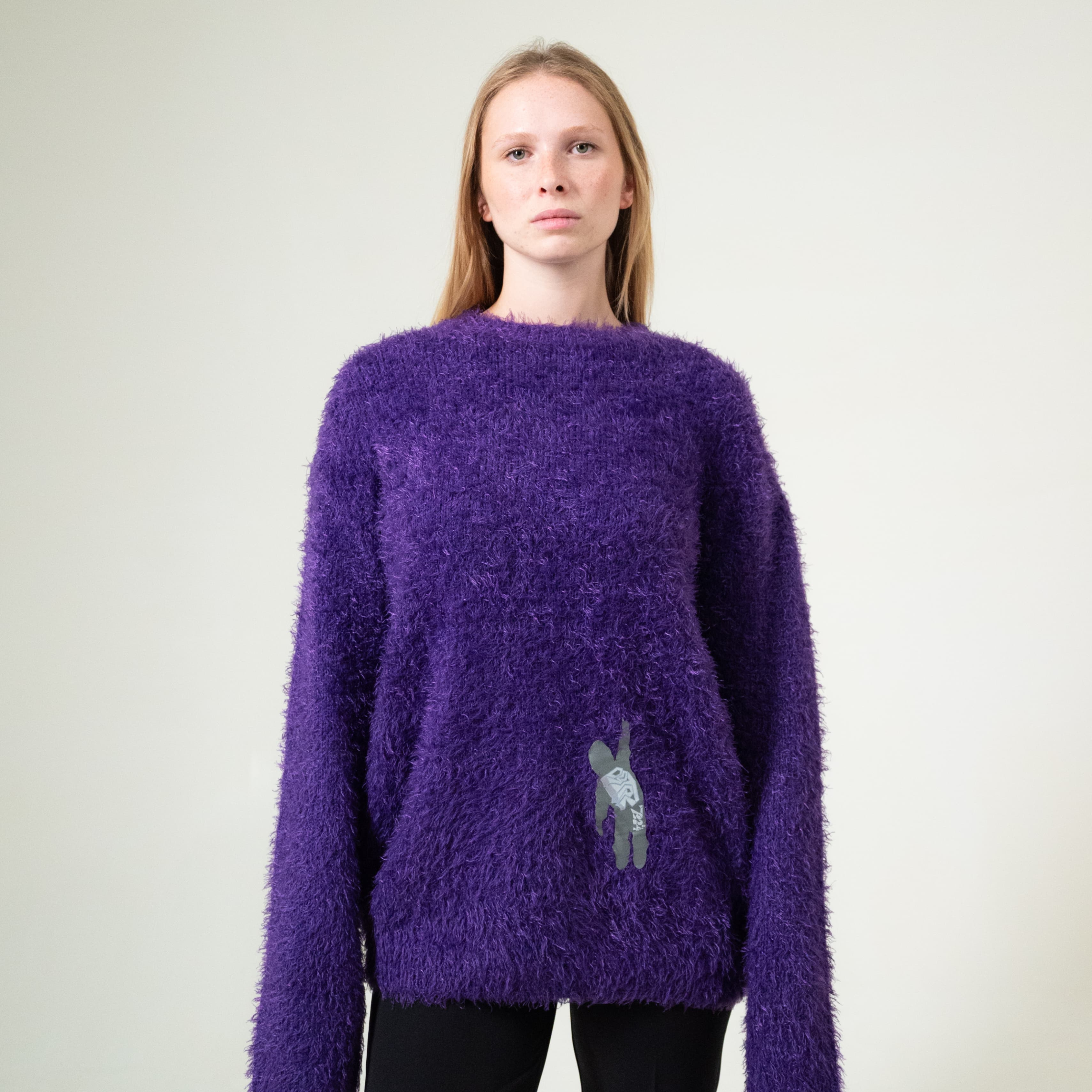 FEATHER SWEATER REALVIOLET