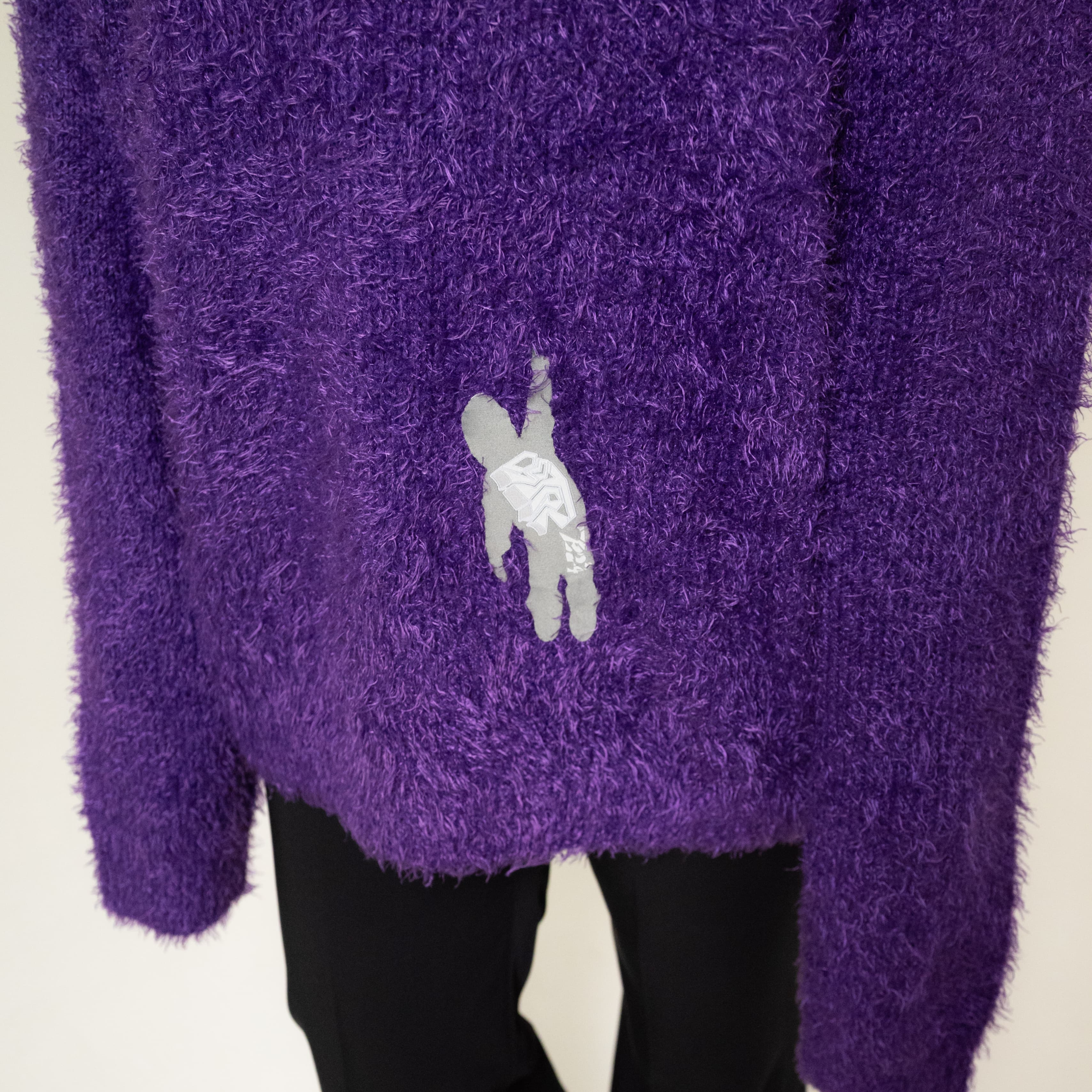 FEATHER SWEATER REALVIOLET